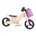 Alternate Image #4 of Wooden 2-in-1 Tricycle & Balance Bike - Pink