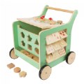 Alternate Image #2 of Wooden Pastel Baby Walker and Activity Center