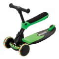 Alternate Image #3 of Skootie 2-in-1 Ride-On and Scooter - Neon Green