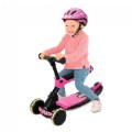 Alternate Image #3 of Skootie 2-in-1 Ride-On and Scooter - Neon Pink