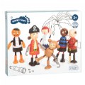 Alternate Image #5 of Adventure Pirate Bending Dolls - Set of 6