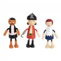 Alternate Image #2 of Adventure Pirate Bending Dolls - Set of 6