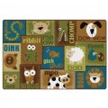 Primary Thumbnail of Animal Sounds Toddler Rug - Nature - 6' x 9' Rectangle