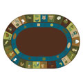 Learning Blocks Carpet - Nature - 6' x 9' Oval