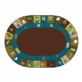 Thumbnail Image of Learning Blocks Carpet - Nature - 6' x 9' Oval