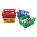 Baskets with Label Holder for Classroom Storage and Organization - Set of 5