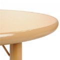 Alternate Image #3 of Nature Color Chunky 42" Round Toddler Table with 12" - 16" Adjustable Legs - Natural