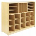 Thumbnail Image of Carolina Birch Plywood Multi-Section Storage Unit with 15 Cubbies