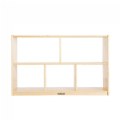 Thumbnail Image #5 of Carolina Birch Plywood  5-Compartment Storage Unit with Acrylic Back - 30" Height