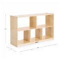 Thumbnail Image #7 of Carolina Birch Plywood  5-Compartment Storage Unit with Acrylic Back - 30" Height