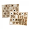 Thumbnail Image of Chalkboard-Based Uppercase & Lowercase Alphabet Puzzles