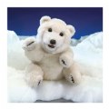 Alternate Image #2 of Sitting Polar Bear Hand Puppet