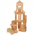 Alternate Image #2 of Toddler Wooden Blocks in Assorted Shapes