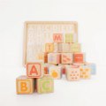 Alternate Image #6 of Wooden ABC Learning Blocks with Storage Tray
