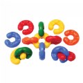 Thumbnail Image of Chunky Soft C Rings Manipulative Set - 60 Pieces