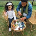 Thumbnail Image #2 of Washable Wicker Mirrored Table