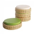 Thumbnail Image #3 of Washable Wicker Poufs - Set of 4