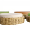 Thumbnail Image #4 of Washable Wicker Poufs - Set of 4