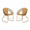 Children's Washable Wicker Chair - Set of 2