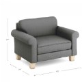 Thumbnail Image #5 of Comfy Classroom Chair - Charcoal