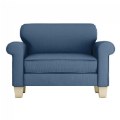 Alternate Image #2 of Comfy Classroom Chair - Gray Blue