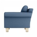 Alternate Image #3 of Comfy Classroom Chair - Gray Blue