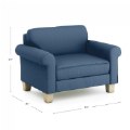Alternate Image #5 of Comfy Classroom Chair - Gray Blue