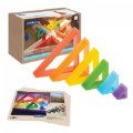 Thumbnail Image of Discovery Triangles - Rainbow - 6 Pieces