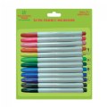 Fabric Liner Water Resistant Markers - 12 Colors