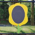 Thumbnail Image #4 of Floral Fence Easel - Yellow Sunflower