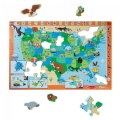 Alternate Image #2 of National Parks U.S.A. Map Floor Puzzle - 45 Pieces