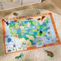 Alternate Image #3 of National Parks U.S.A. Map Floor Puzzle - 45 Pieces