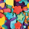 Thumbnail Image of Colored Wood Party Shapes