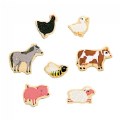 Alternate Image #2 of Wooden Animal Themed Magnets - 36 Pieces