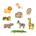 Alternate Image #3 of Wooden Animal Themed Magnets - 36 Pieces