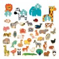 Wooden Animal Magnets & Jungle Progressive Animal Puzzles