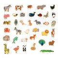 Alternate Image #3 of Wooden Animal Magnets & Jungle Progressive Animal Puzzles