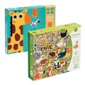 Alternate Image #4 of Wooden Animal Magnets & Jungle Progressive Animal Puzzles