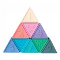 Triblox Pastel Silicone Triangle Blocks - 9 Pieces