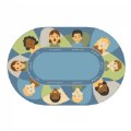 Social Emotional Carpet - 4' x 6' Oval