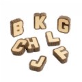 Thumbnail Image #2 of Bark Block Letters - 36 Pieces