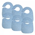 Thumbnail Image of Soft Bibs with Snaps - Set of 6 - Blue