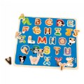 Alternate Image #4 of Wooden ABC and Numbers Peg Puzzle Set