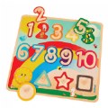 Alternate Image #3 of Wooden ABC and Numbers Peg Puzzle Set