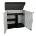 Alternate Image #10 of Outdoor Shed with Shelving