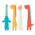 Silicone Tube Teethers - Set of 4