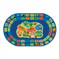 Thumbnail Image of Rugs Alive™ Alphabet/Habitat Rug - 12' x 7'6" Oval