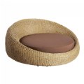 Round Wicker Lounger