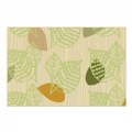 Sense of Place Leaf Carpet - Green - 4' x 6' Rectangle