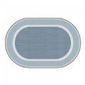 Sense of Place Highland Stripe Carpet - Blue - 8' x 12' Oval